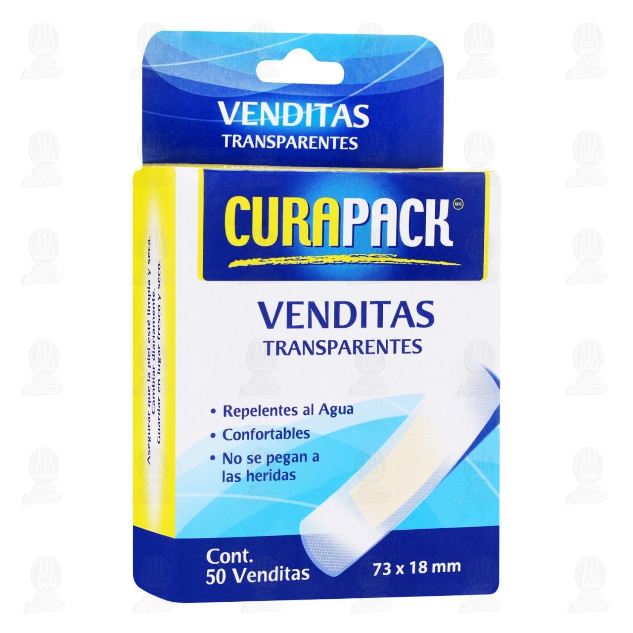 Venditas Curapack Transparente 73mm x 18mm, 50 pzas. image number 0