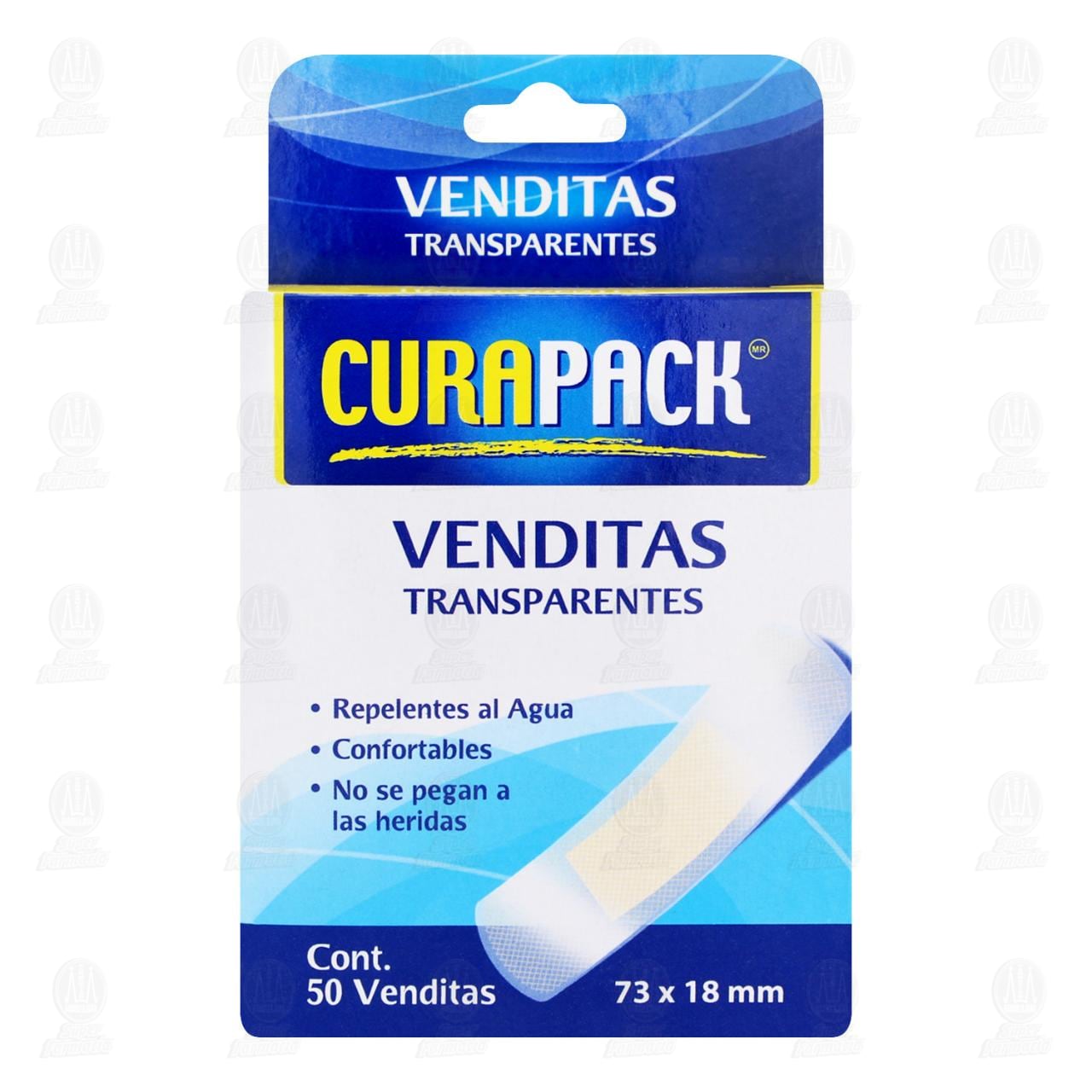 Venditas Curapack Transparente 73mm x 18mm, 50 pzas. image number 1