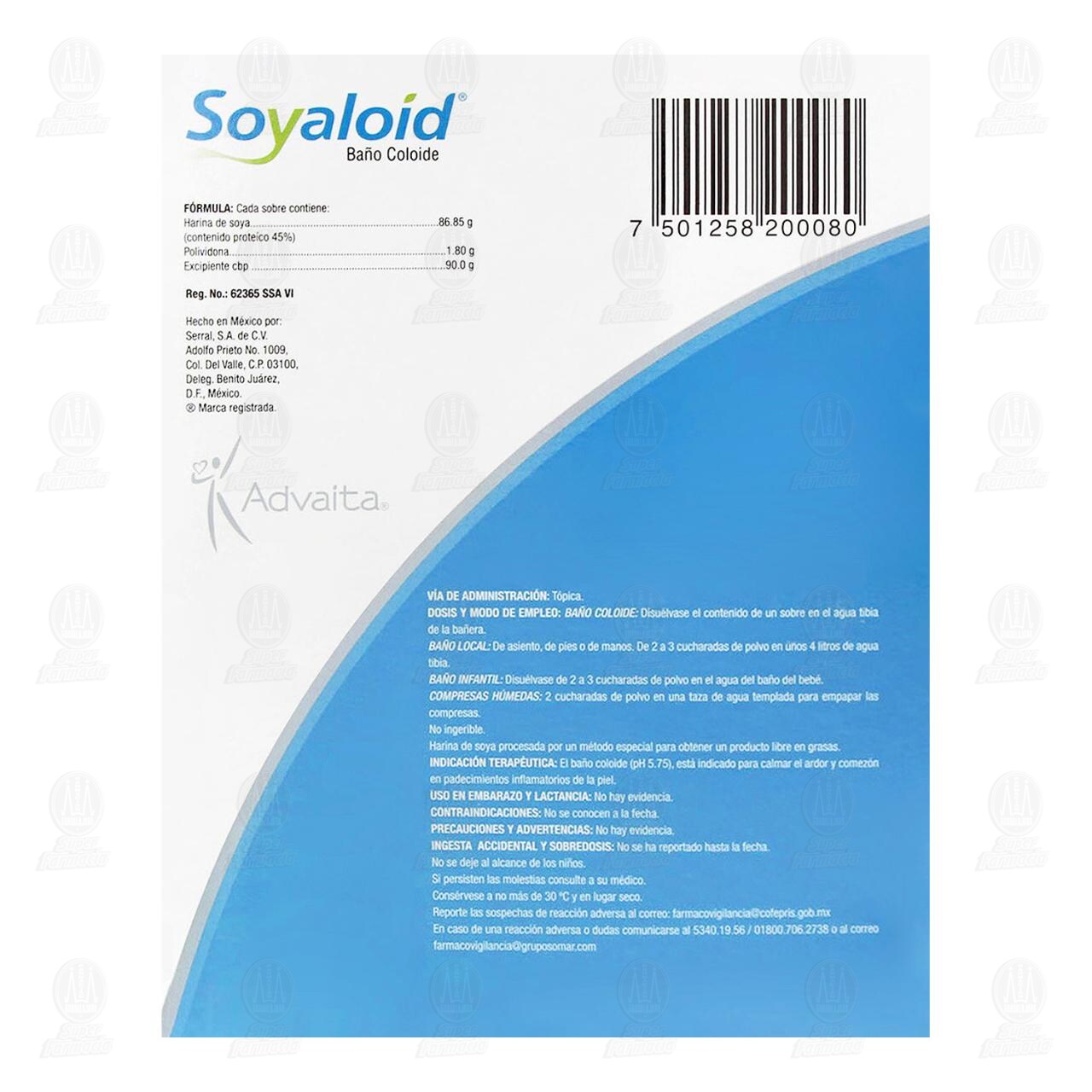 Soyaloid 90 gr, 1 Sobre. image number 2