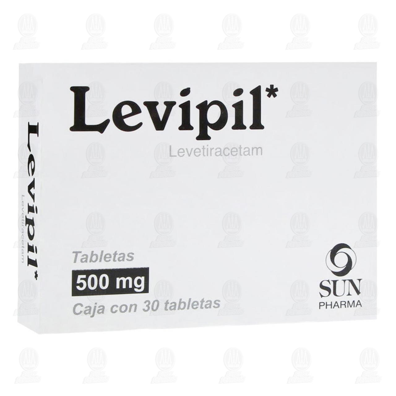 Levipil 500 mg, 30 Tabletas. image number 0