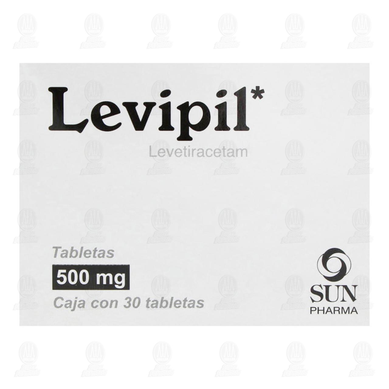 Levipil 500 mg, 30 Tabletas. image number 1