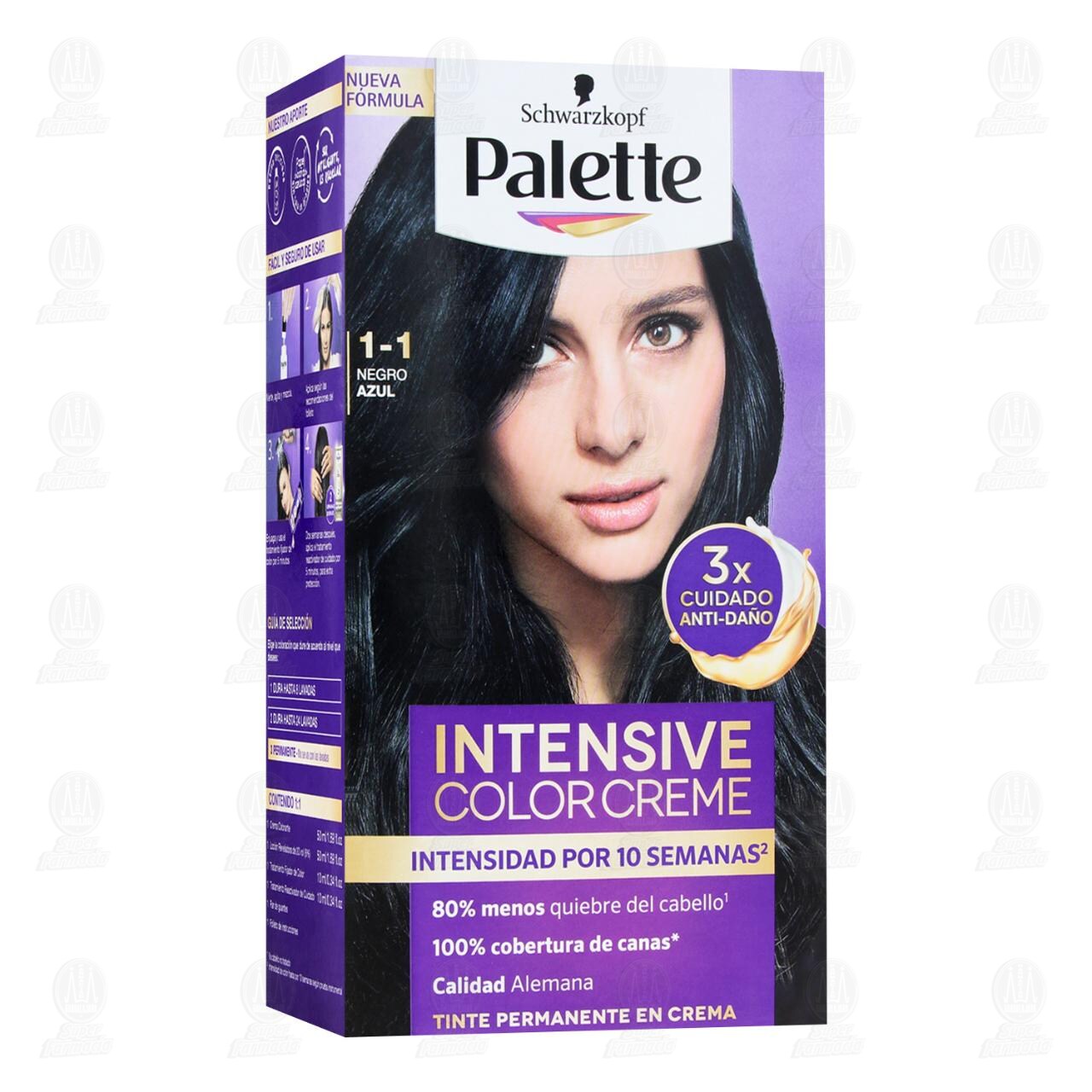 Tinte Palette Intensive Color Creme Negro Azul (1-1), 1 pz. image number 0