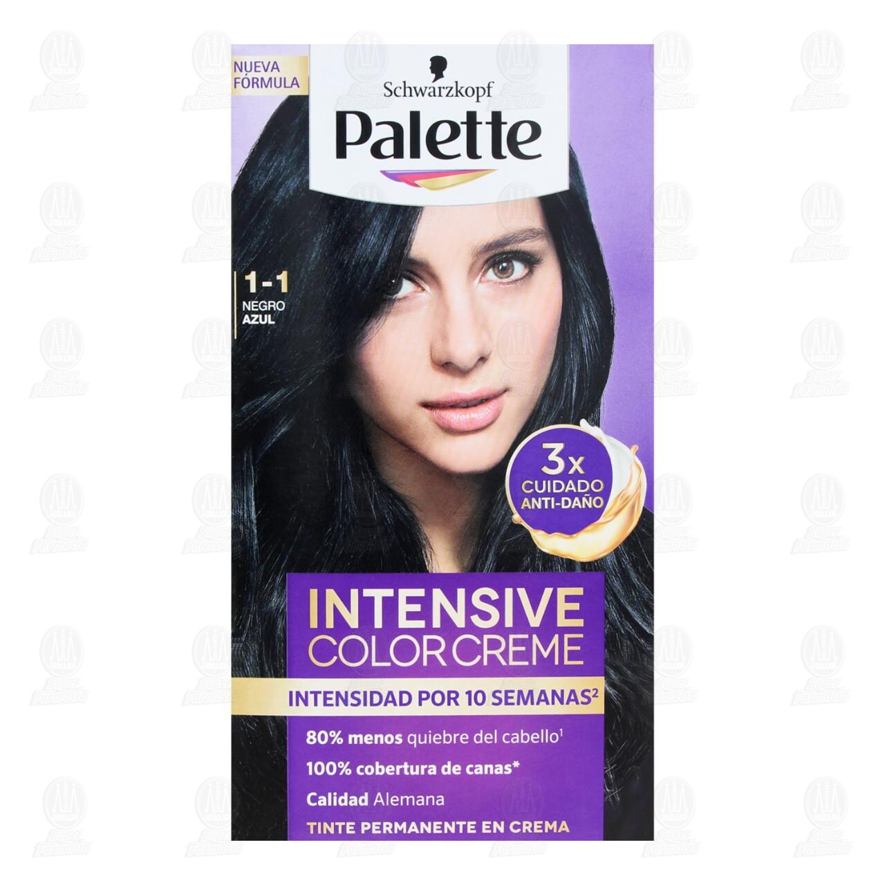 Tinte Palette Intensive Color Creme Negro Azul (1-1), 1 pz. image number 1