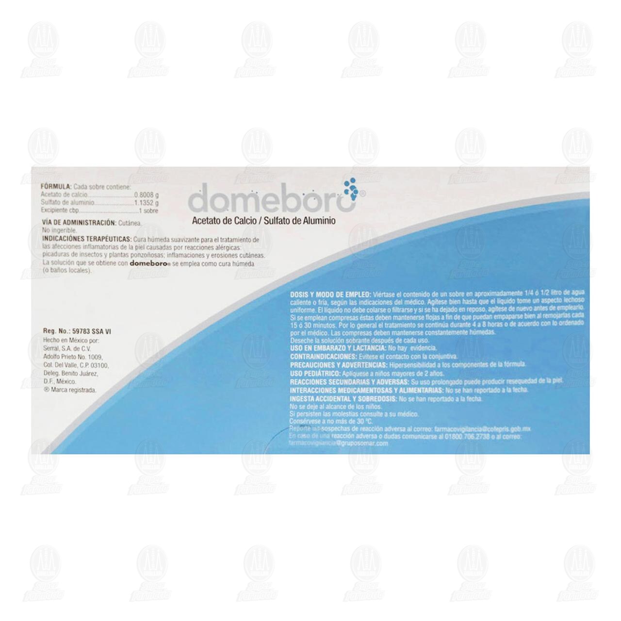 Domeboro 2.2 gr, 12 Sobres. image number 2