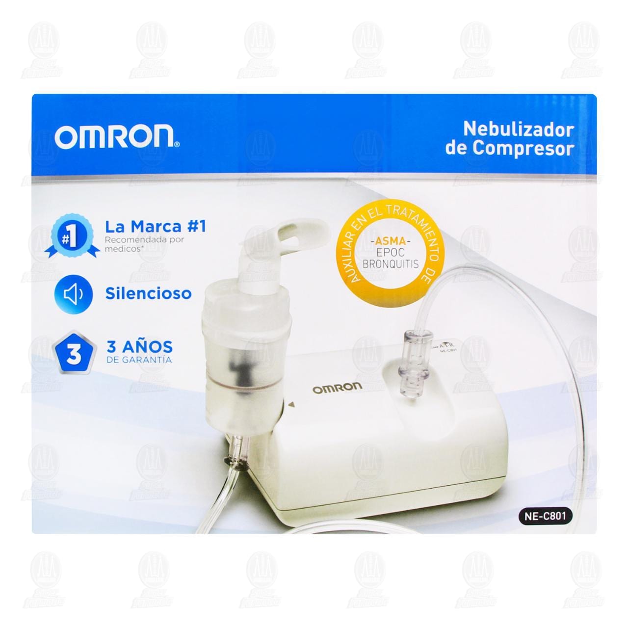 Nebulizador De Compresor Con Vvt Omron Ne-c801la OMRON