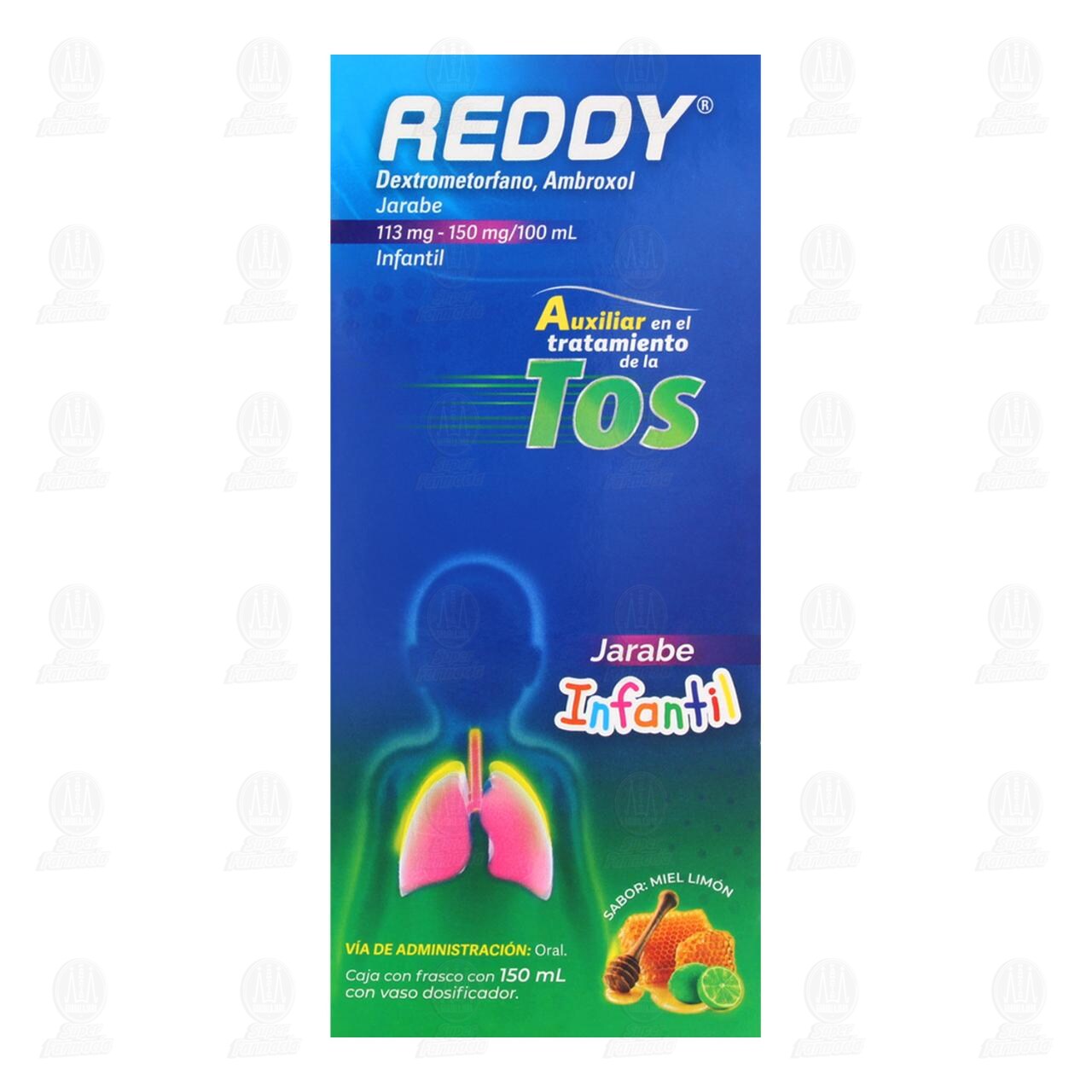 Reddy 113mg/150mg Jarabe Infantil, 150 ml. image number 1