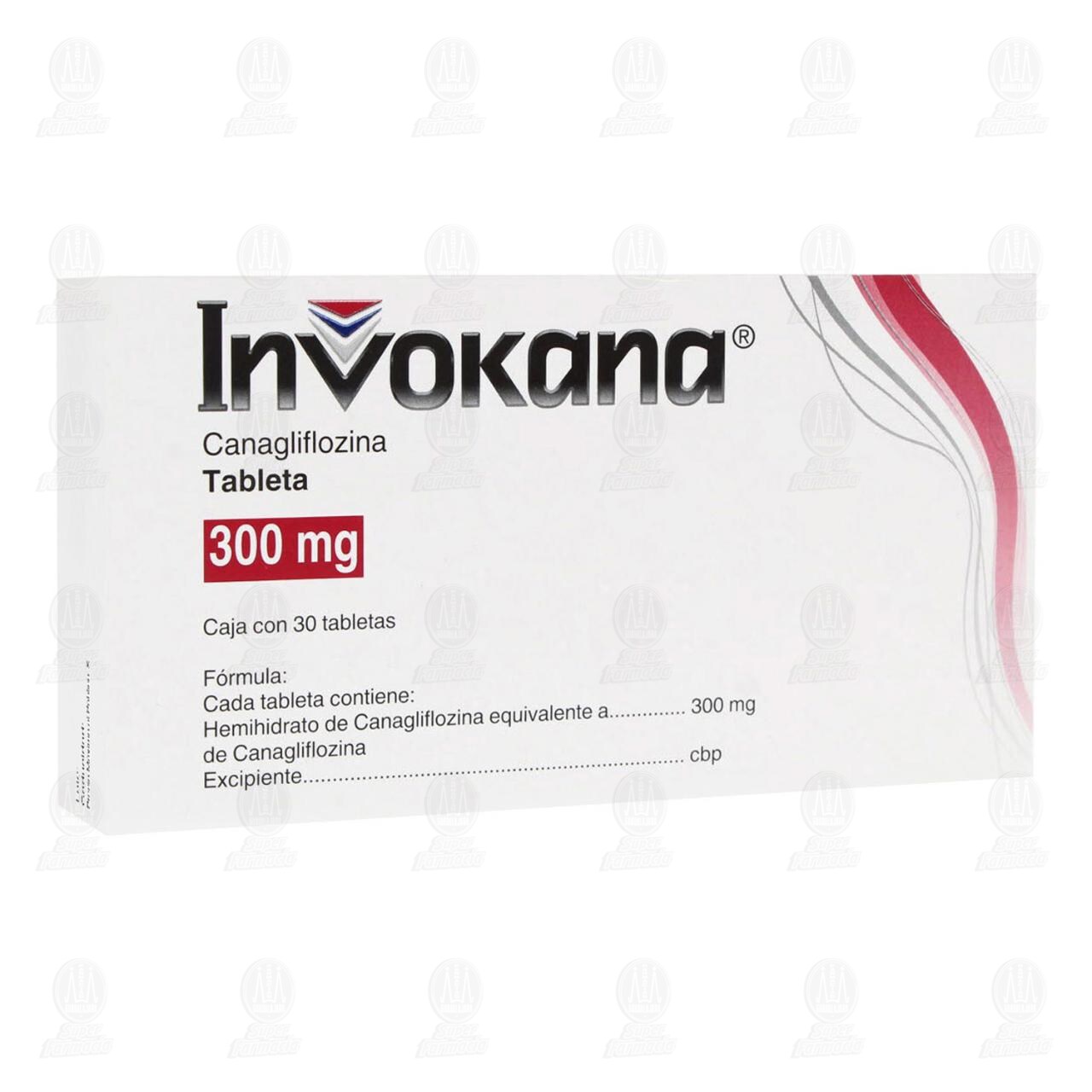 Invokana 300 mg, 30 Tabletas. image number 0