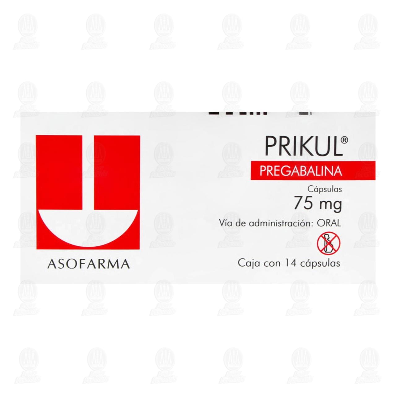 Prikul 75 mg, 14 C&aacute;psulas. image number 1