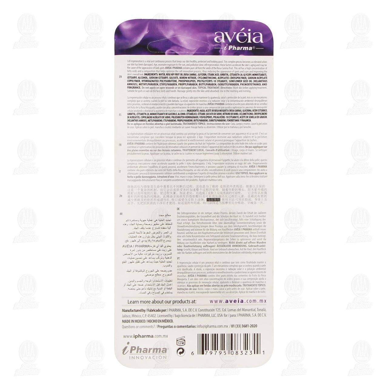 Emulsi&oacute;n Rosa Mosqueta Av&eacute;ia, 30 ml. image number 1