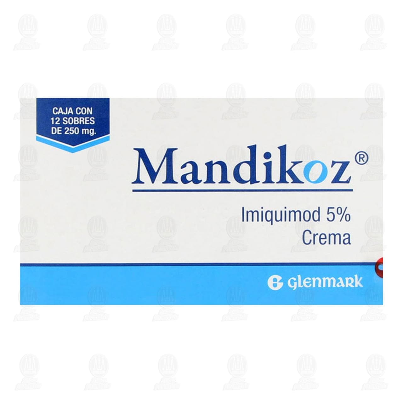 Mandikoz 5% Crema, 12 Sobres de 250 mg c/u. image number 1