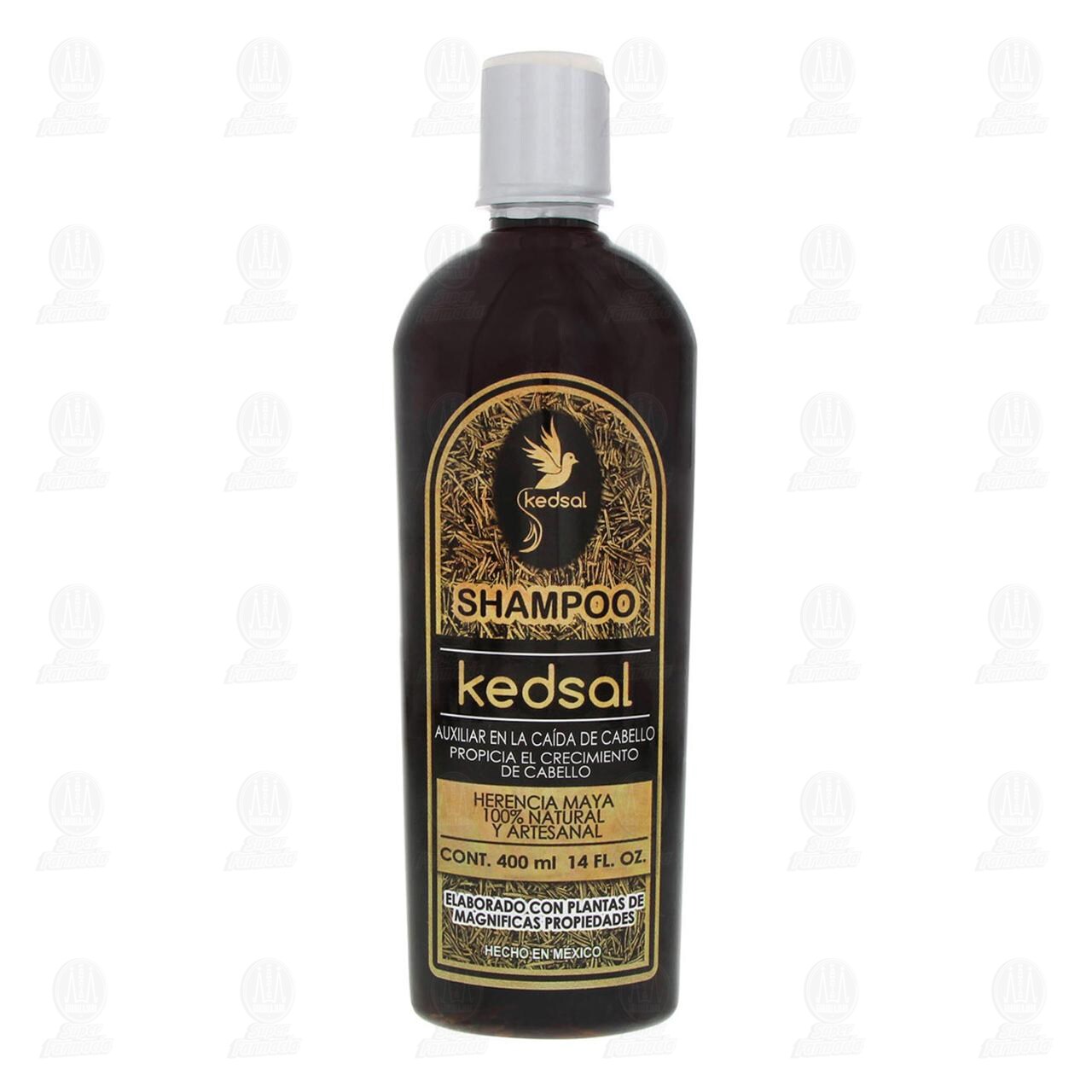 Shampoo Kedsal Auxiliar en la Ca&iacute;da del Cabello 100% Natural, 400 ml. image number 1