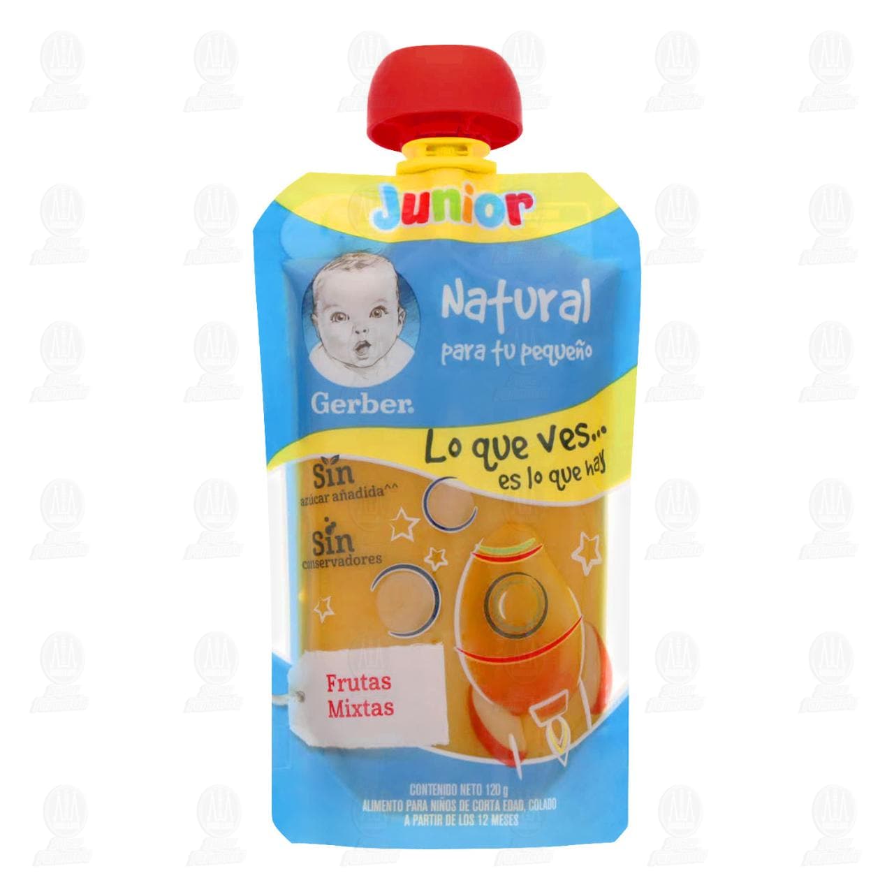 Imagen para Papilla Gerber Junior Etapa 4 Frutas Mixtas, 120 gr.