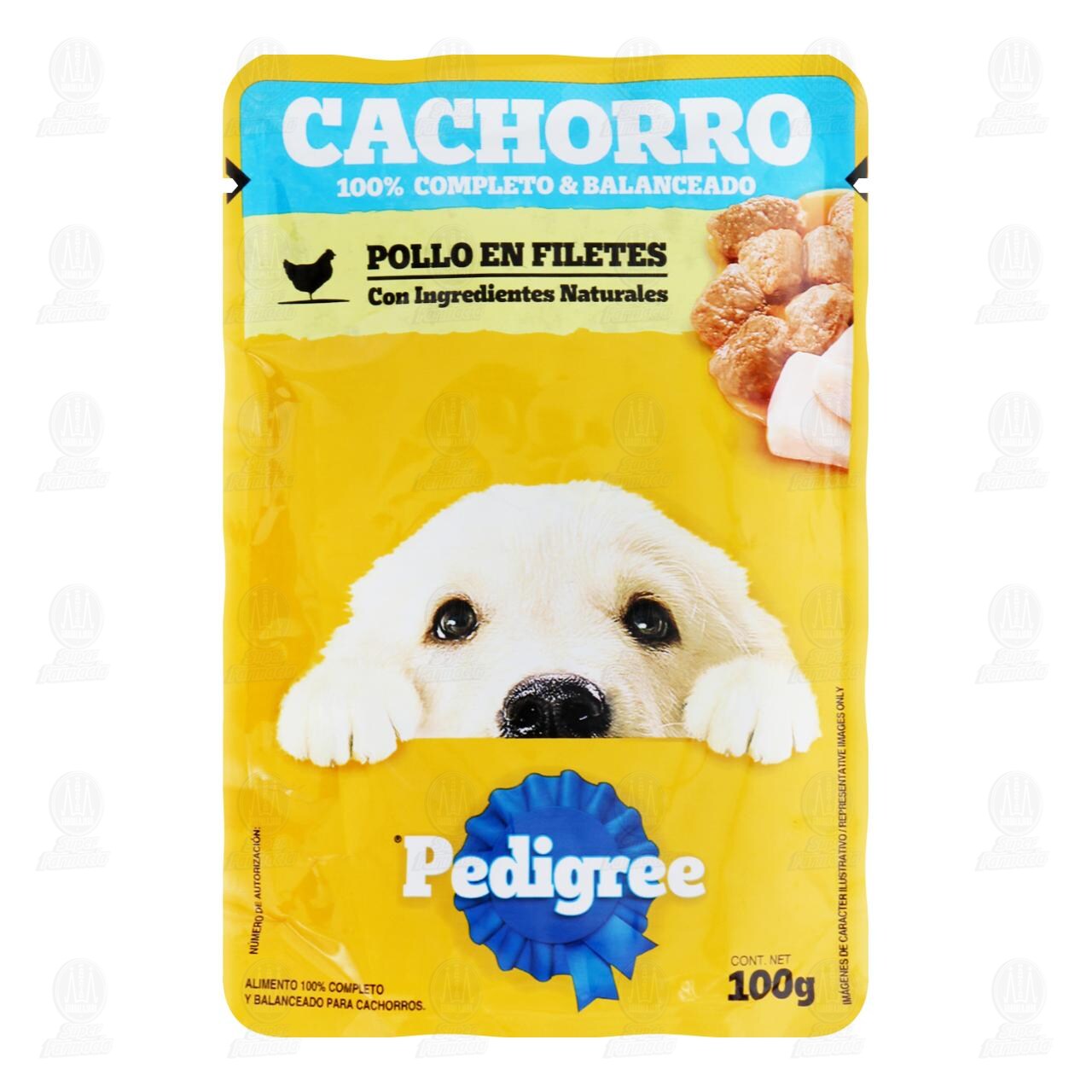 Pollo en Filetes Pedigree para Cachorros, 100 gr. image number 0