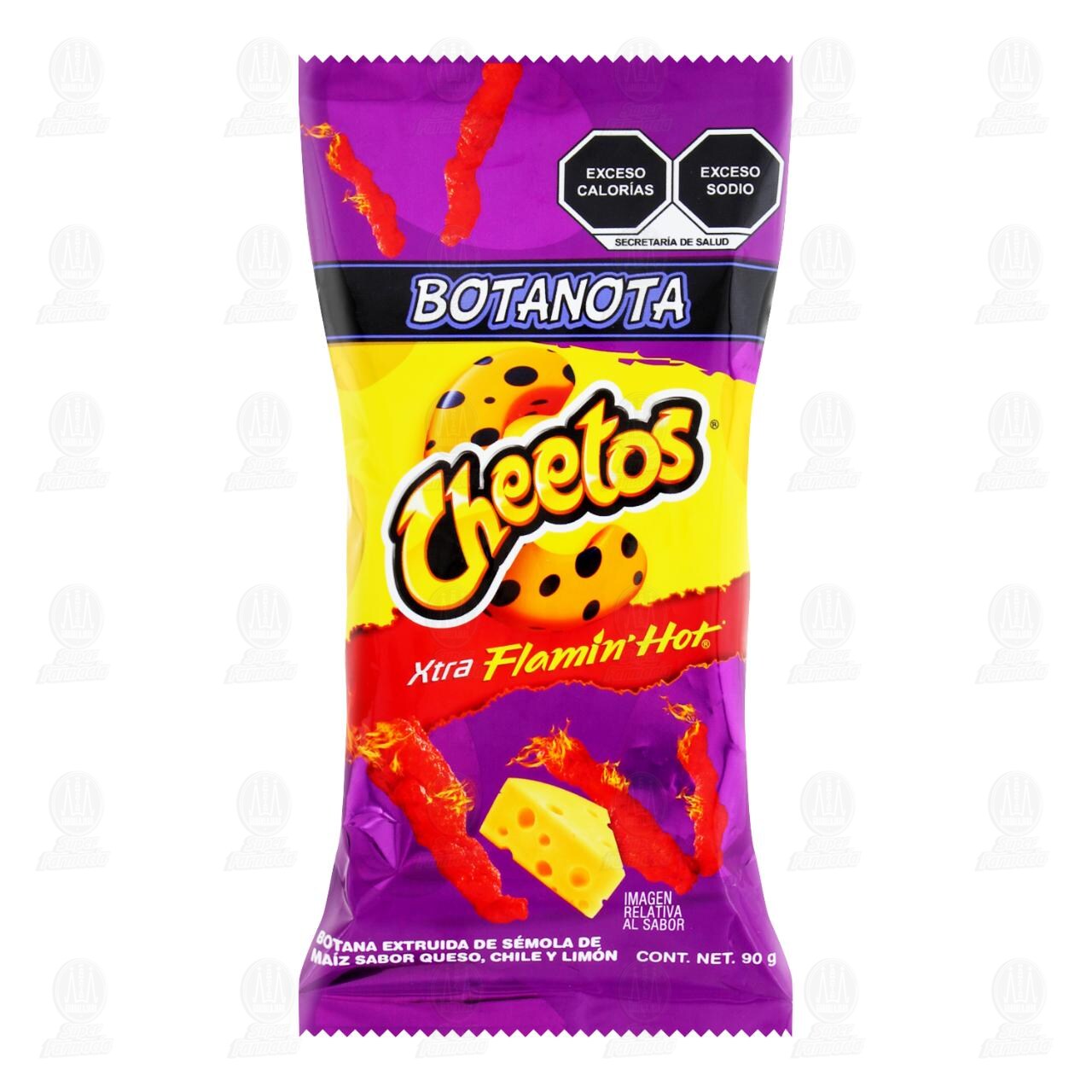 Botana Cheetos Xtra Flamin Hot Sabor Queso Chile y Lim&oacute;n, 90 gr. image number 0
