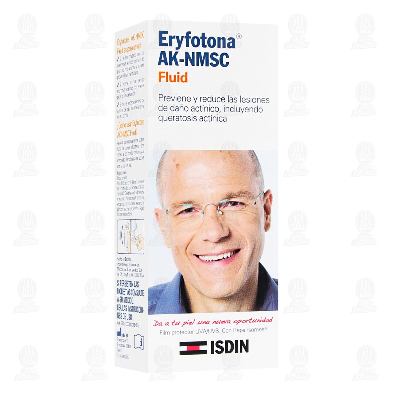 Eryfotona Isdin AK-NMSC Fluid SPF100+, 50 ml.