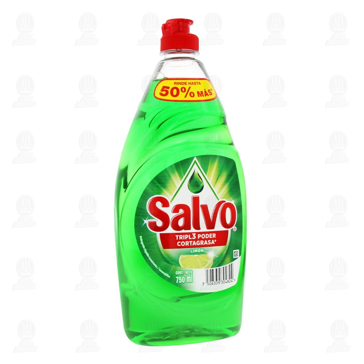 Lavatrastes L&iacute;quido Salvo Lim&oacute;n, 750 ml. image number 0