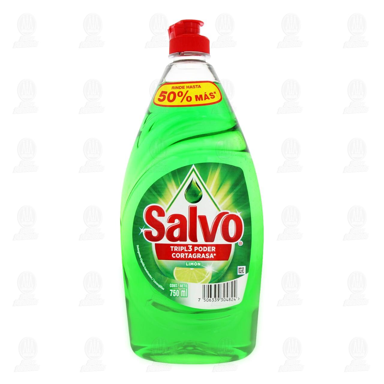Lavatrastes L&iacute;quido Salvo Lim&oacute;n, 750 ml. image number 1