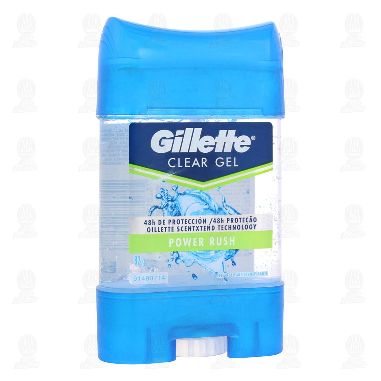 Antitranspirante Gillette Clear Power Rush en Gel, 82 gr.