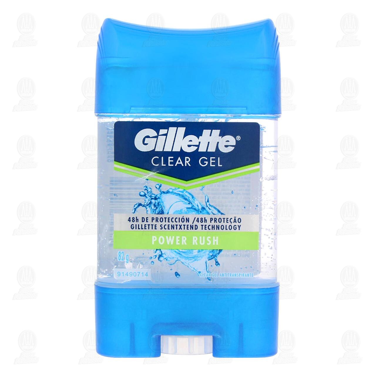 Antitranspirante Gillette Clear Power Rush en Gel, 82 gr. image number 1