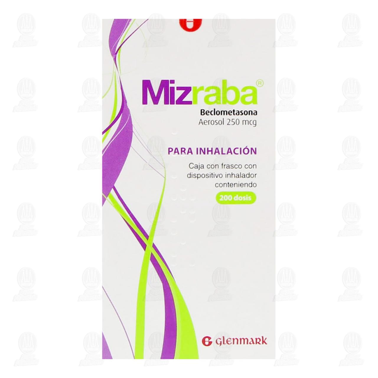 Mizraba 250 mcg Aerosol para Inhalaci&oacute;n, 200 Dosis. image number 1