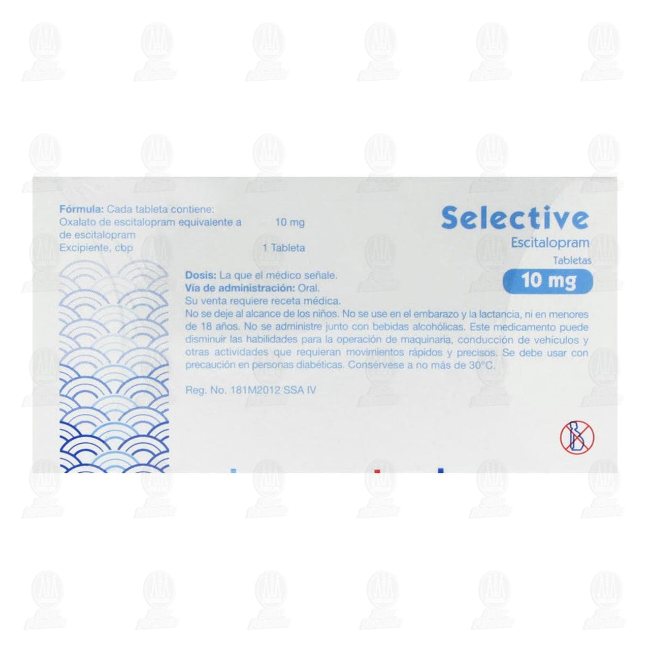 Pack Selective 10 mg, 14 Tabletas. image number 2