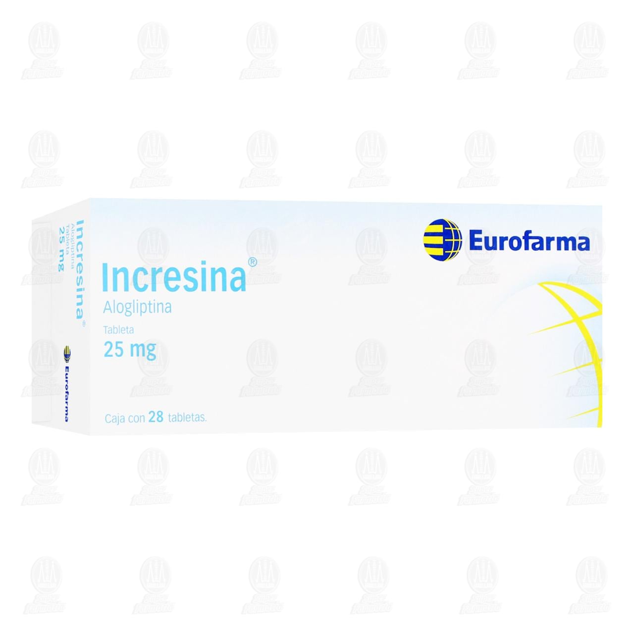 Incresina 25 mg, 28 Tabletas. image number 0