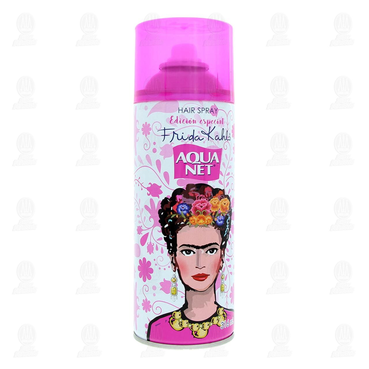 Spray para Cabello Aqua Net Edición Frida Kahlo, 316 ml.