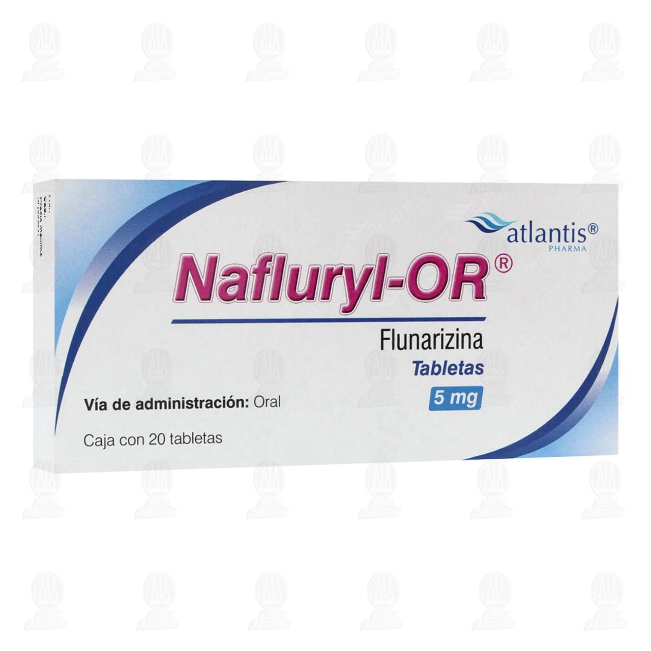 Nafluryl-OR 5 mg, 20 Tabletas. image number 0