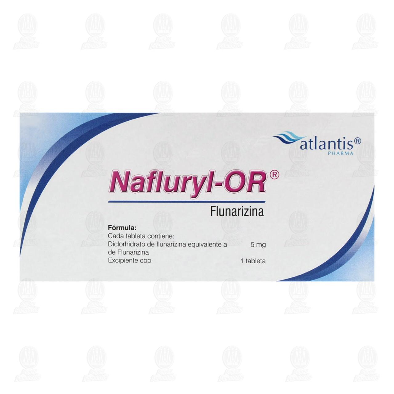 Nafluryl-OR 5 mg, 20 Tabletas. image number 2