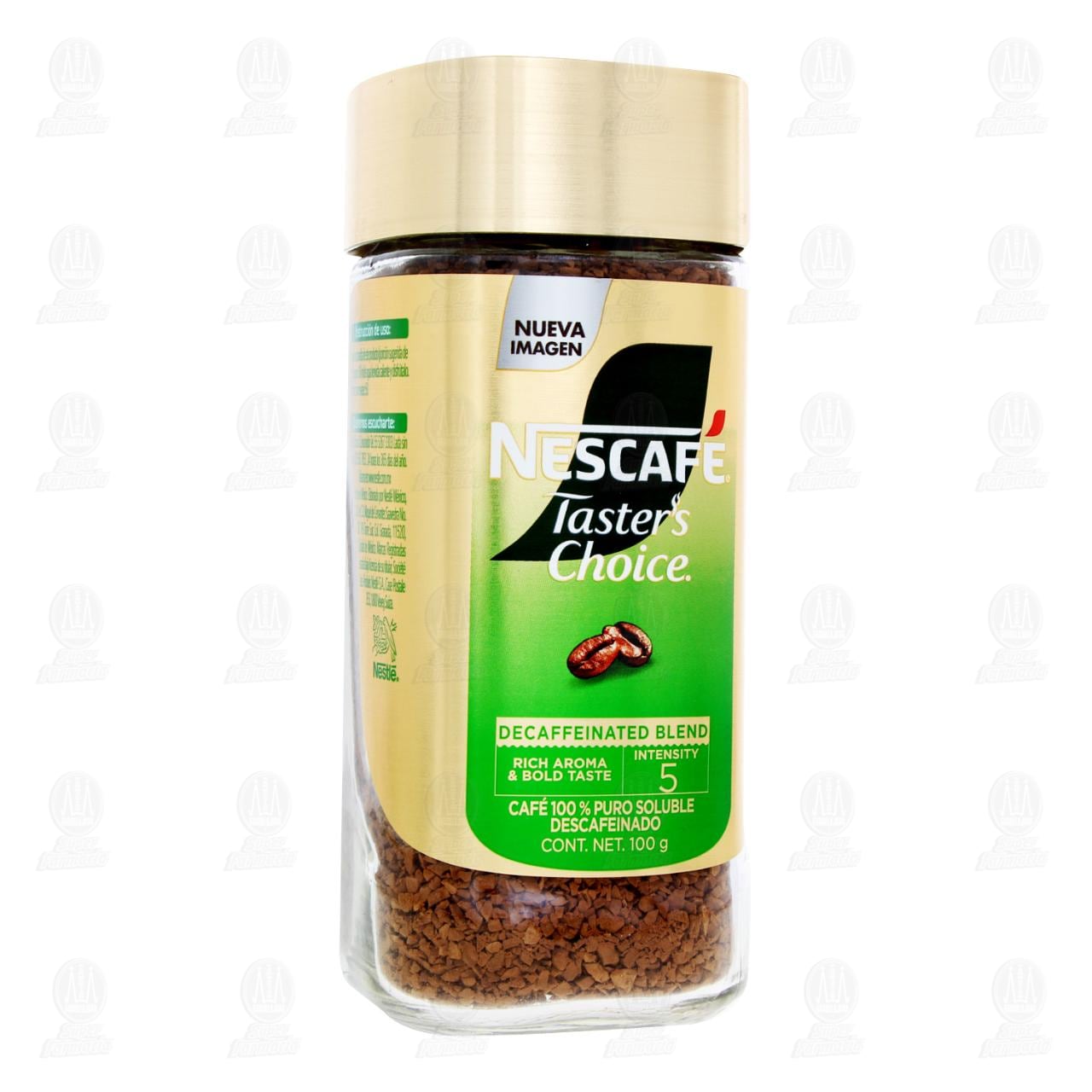 Café Soluble Nescafé Descafeinado Taster's Choice Decaffeinated Blend, 100 gr. image number 0