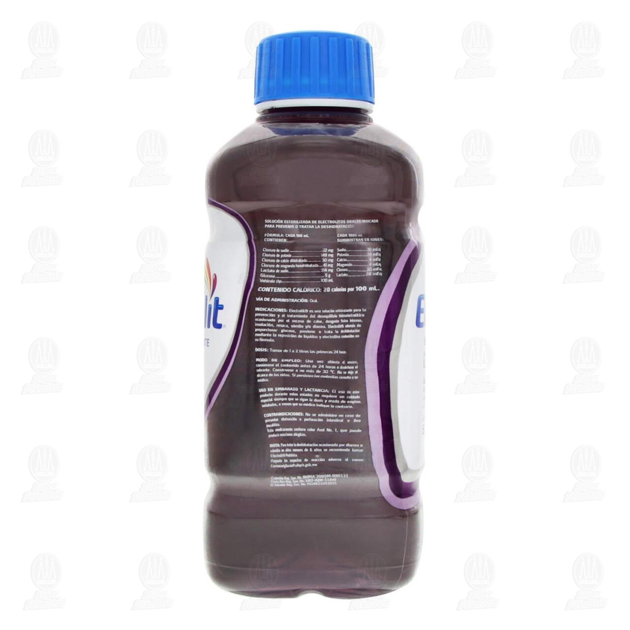 Suero Rehidratante Electrolit Sabor Uva, 625 ml. image number 2