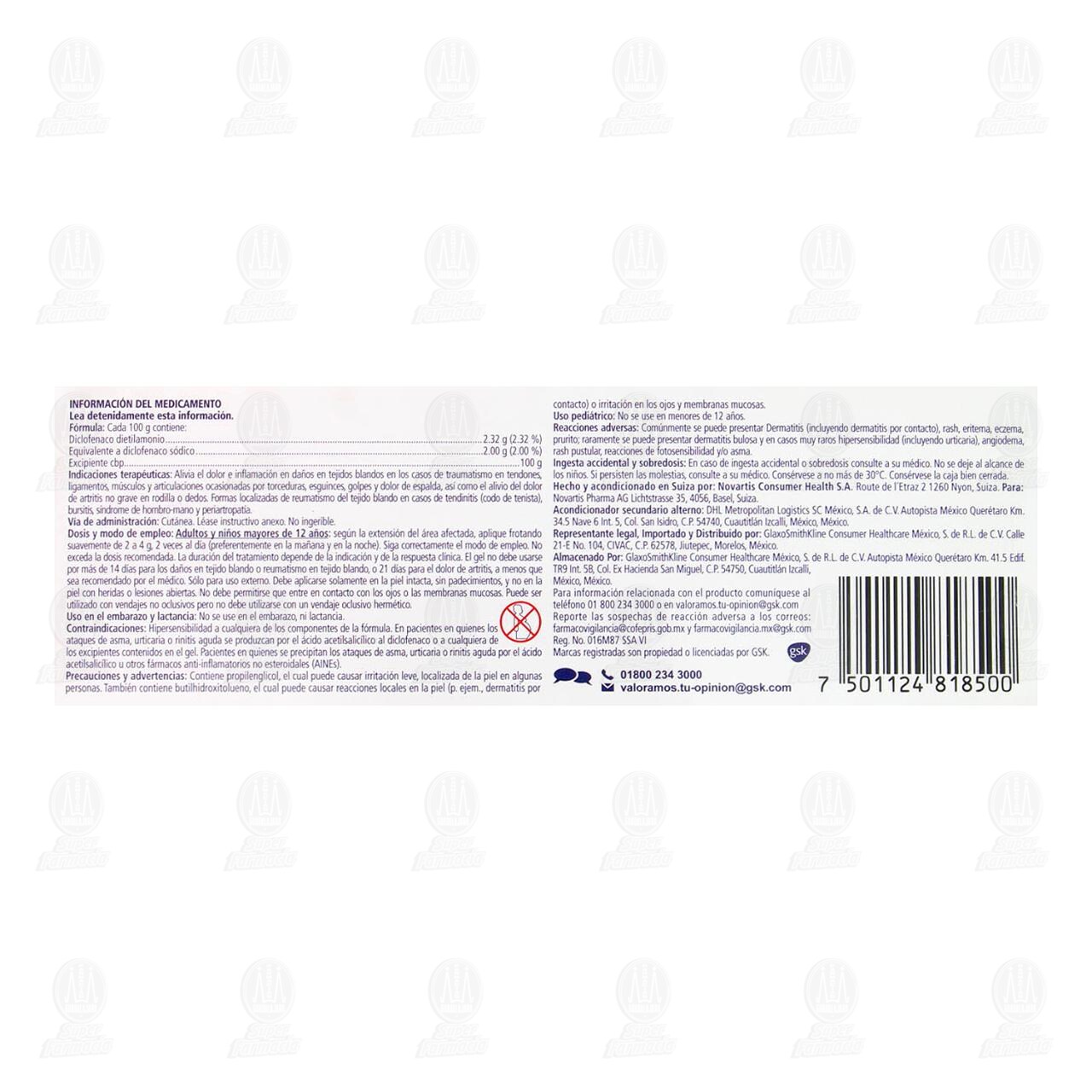 Voltaren Emulgel 2.32% Gel, 100 gr. image number 2