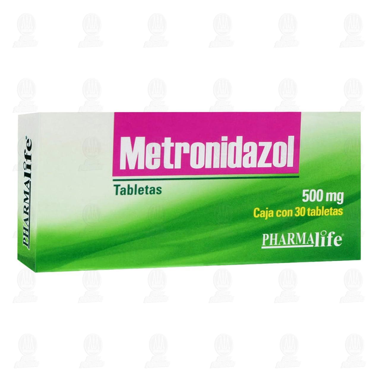 Metronidazol 500 mg, 30 Tabletas Pharmalife. image number 0