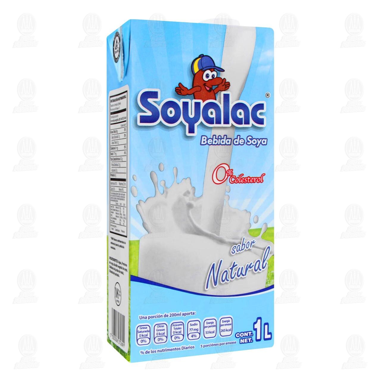 Bebida de Soya Soyalac Sabor Natural, 1 l.