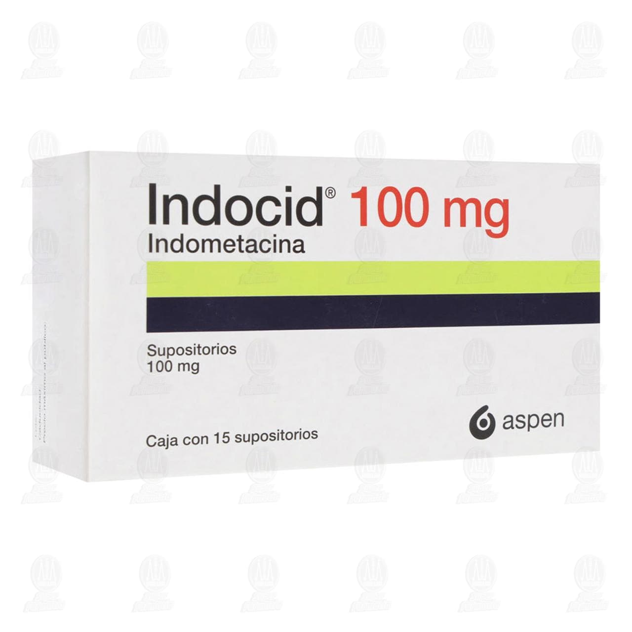 Indocid 100 mg, 15 Supositorios. image number 0