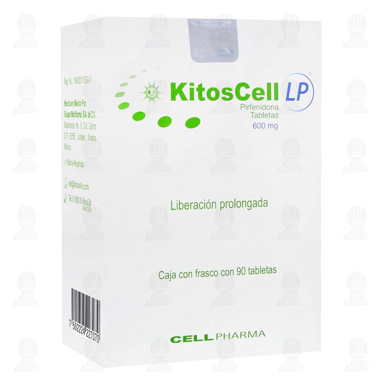 Kitoscell LP 600 mg, 90 Tabletas. de KITOSCELL | Farmacias Guadalajara