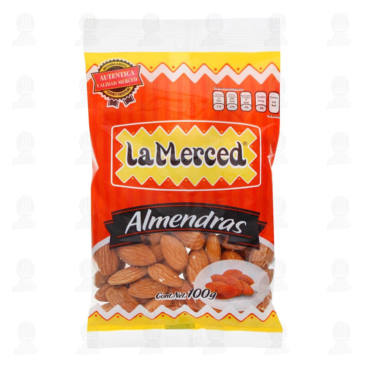 Almendras La Merced, 100 gr. image number 0
