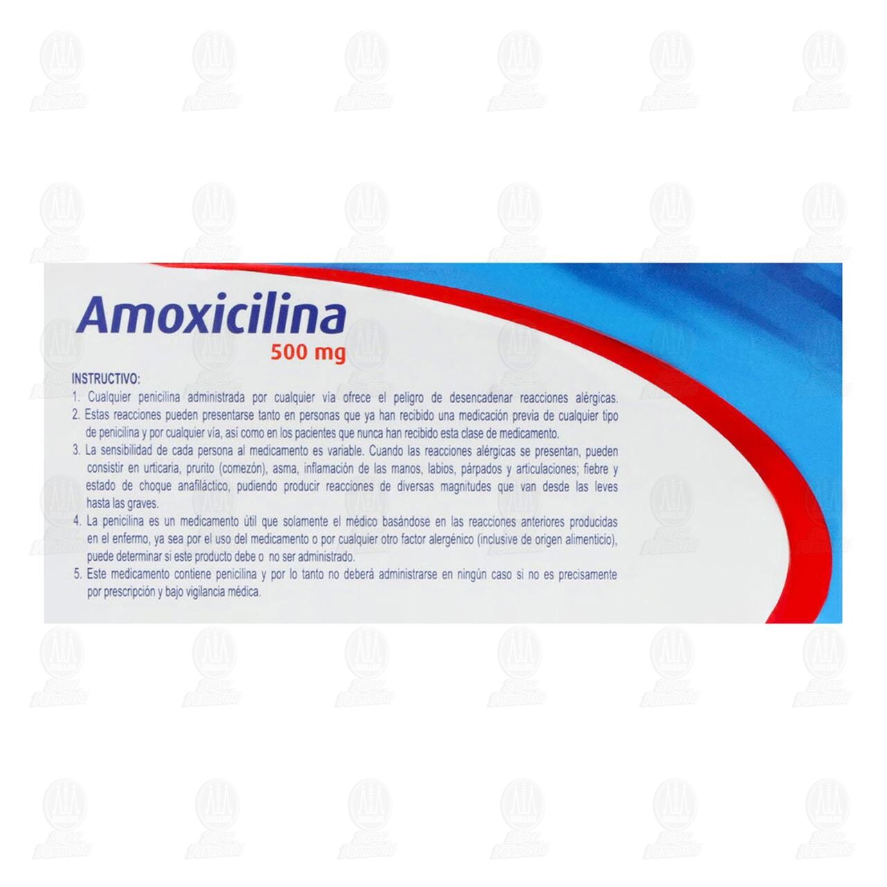 Amoxicilina 500 mg, 12 C&aacute;psulas Pharmalife. image number 2