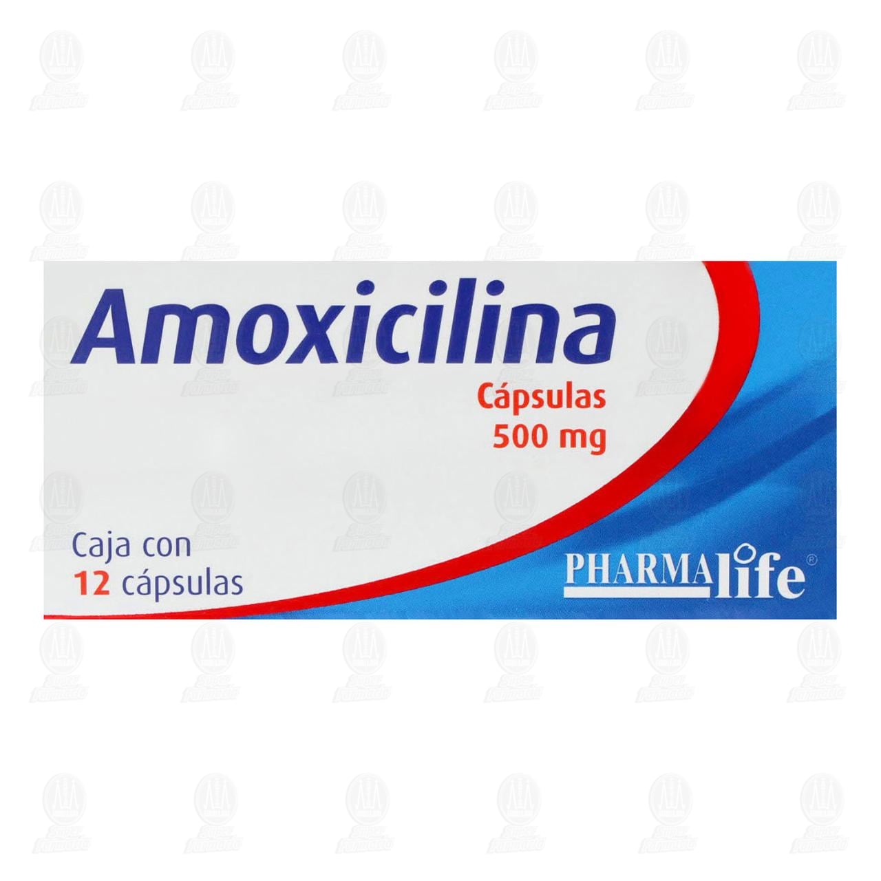 Amoxicilina 500 mg, 12 C&aacute;psulas Pharmalife. image number 1