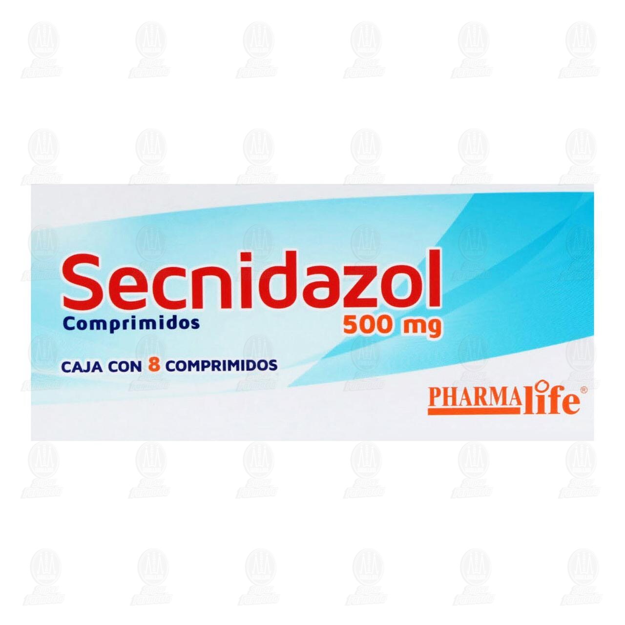 Secnidazol 500 mg, 8 Comprimidos Pharmalife. image number 1