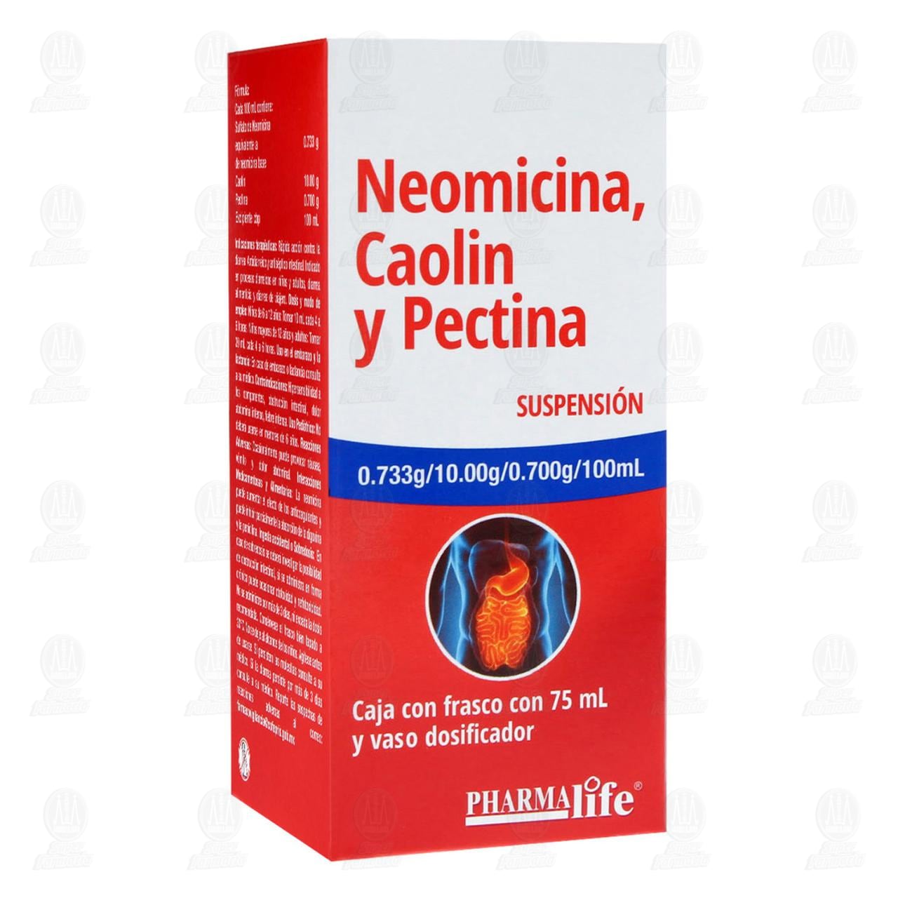 Neomicina, Caolin y Pectina, Suspensi&oacute;n 75 ml Pharmalife. image number 0