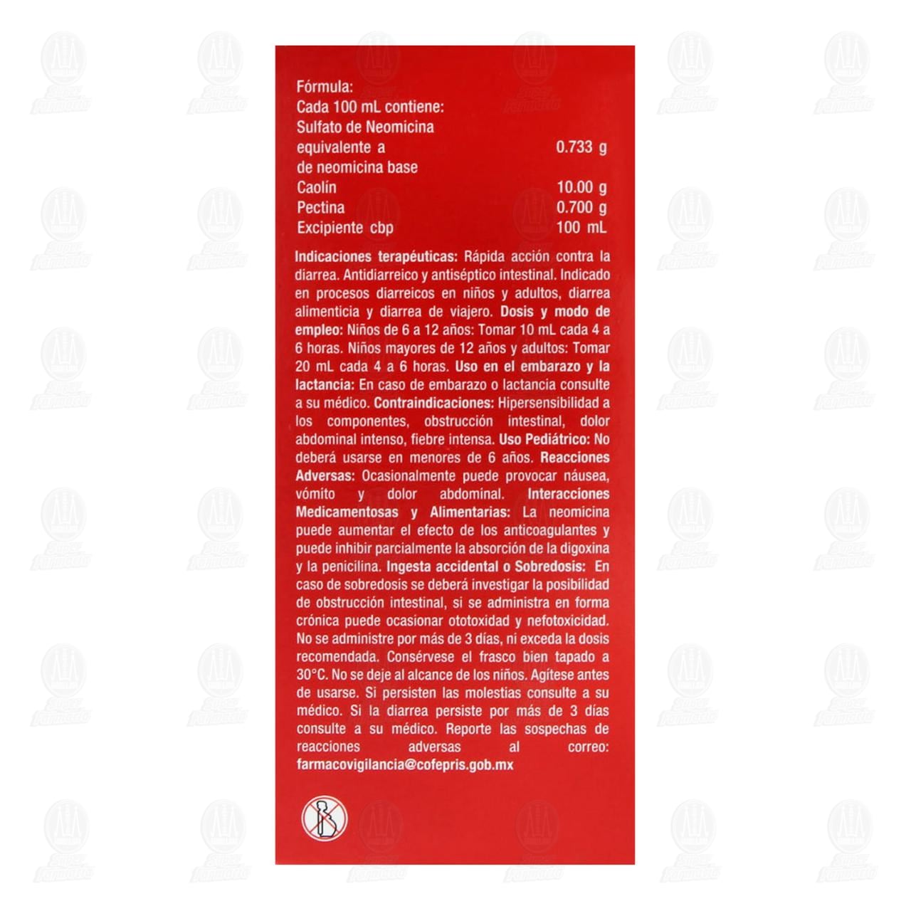 Neomicina/Caolín y Pectina Suspensión 75ml Pharmalife Ciudapp Guadalajara