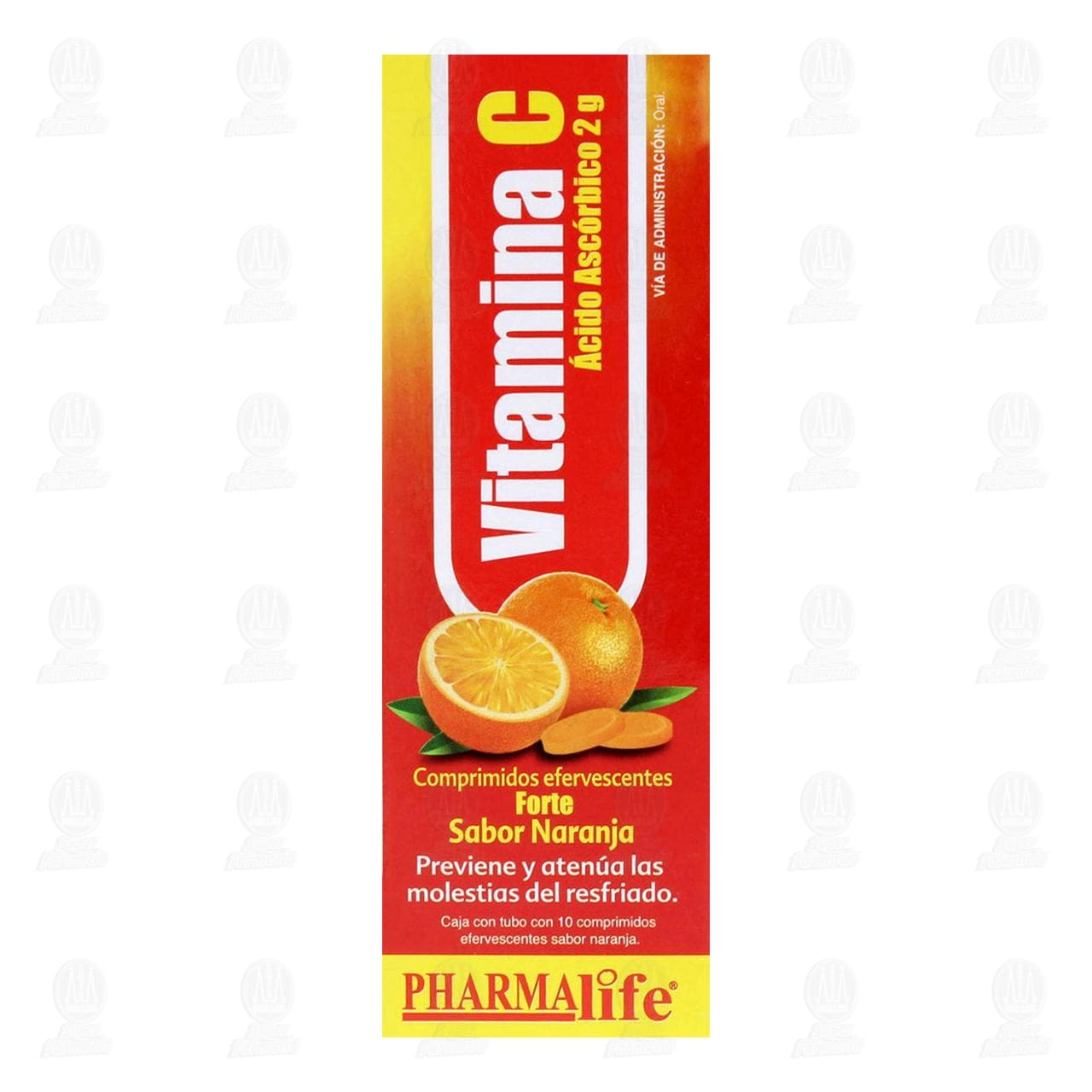 Vitamina C 2 gr, 10 Comprimidos Pharmalife. image number 2