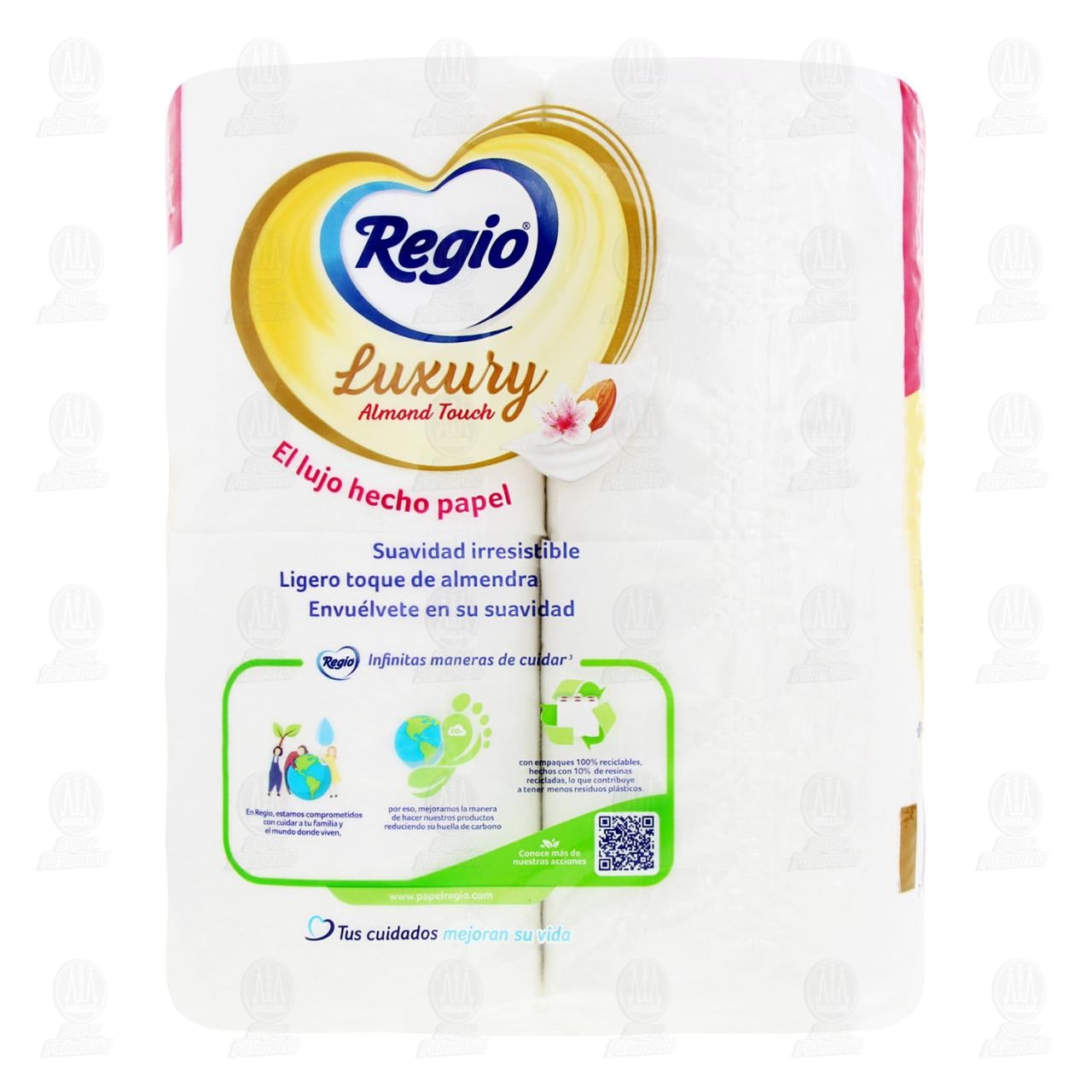 Papel Higi&eacute;nico Regio Almond Touch, 4 pzas. image number 2