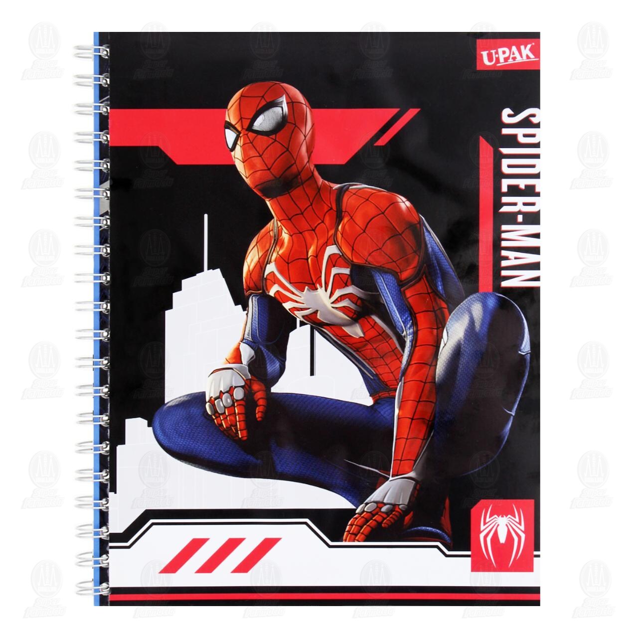 Cuaderno U-Pak Marvel Spider-Man Cuadro Grande Varios Modelos, 1 pz.