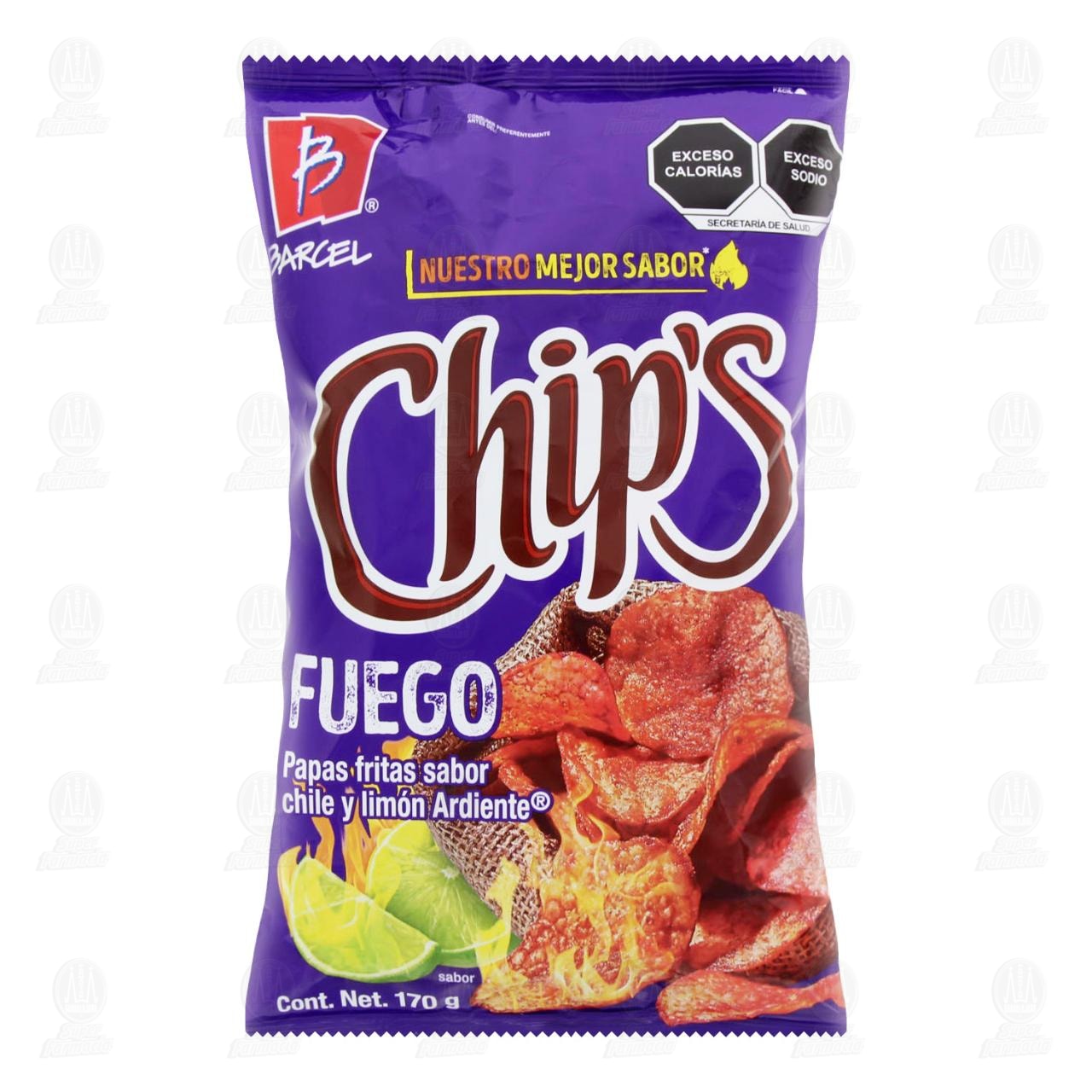 Imagen para Papas Barcel Chip's Fuego, 170 gr.