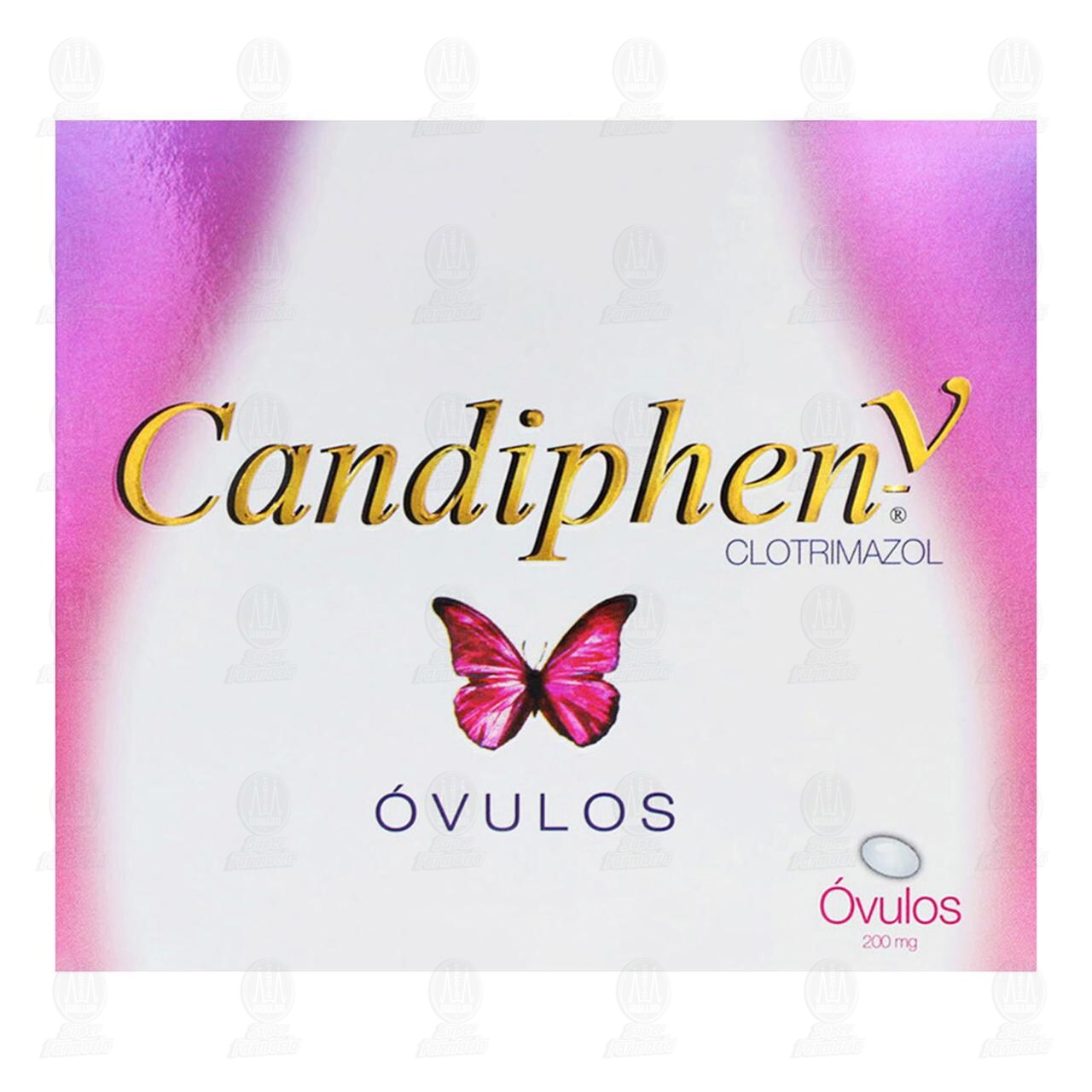 Candiphen V &Oacute;vulos 200 mg, 3 pzas. image number 1