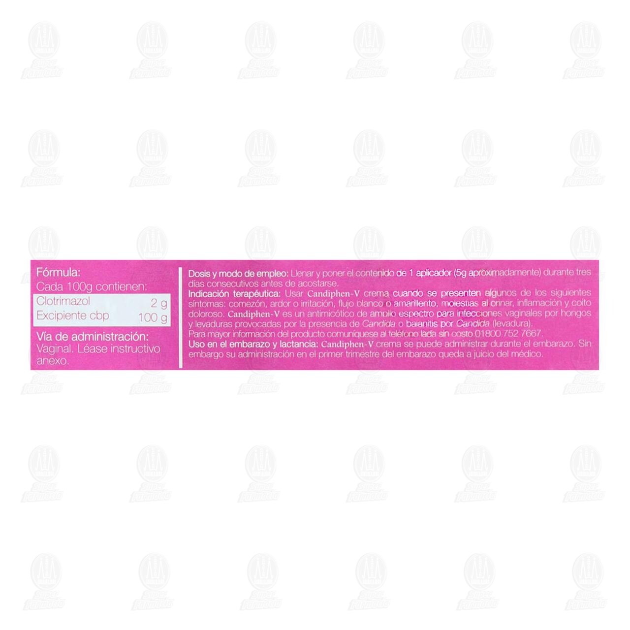 Candiphen V 2.0% Crema con 3 Aplicadores, 20 gr. image number 3