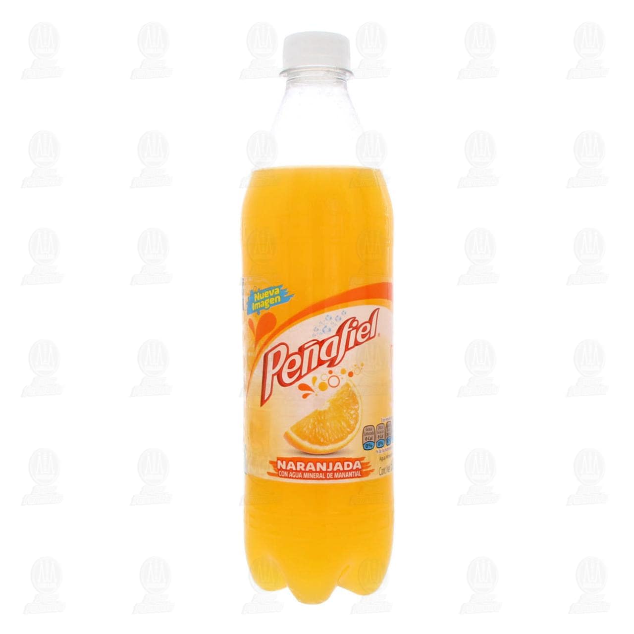 Agua Mineral Peñafiel Naranjada, 600 ml. image number 1