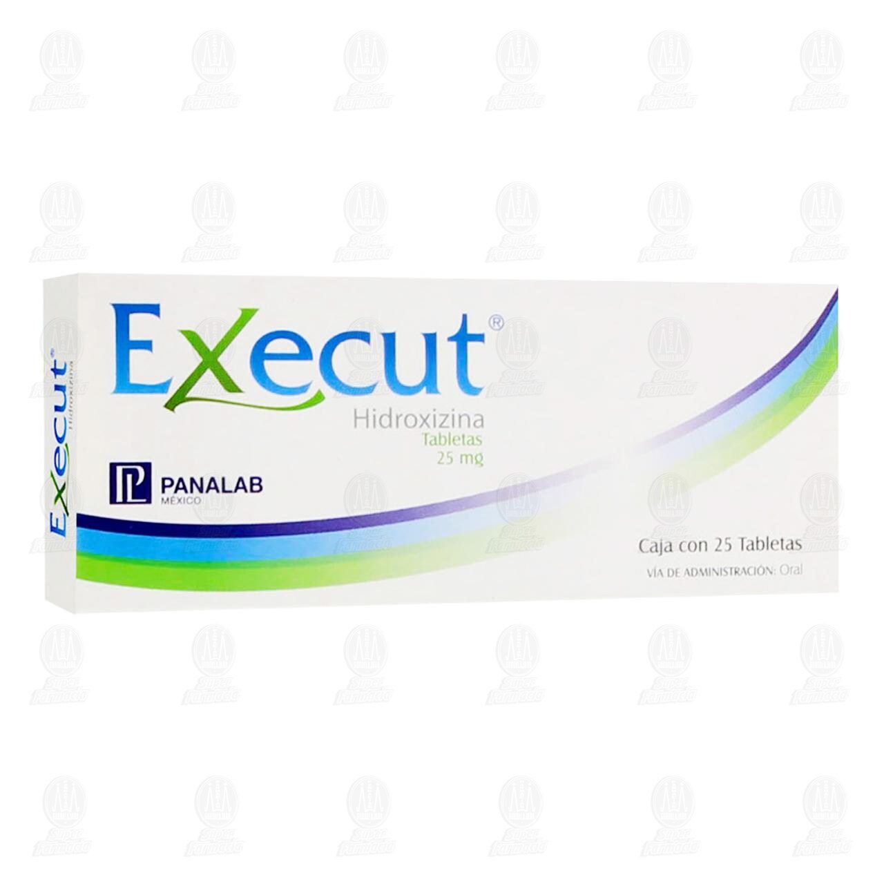 Execut 25 mg, 25 Tabletas. image number 0